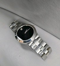 VTG Movado Museum Sapphire Quartz Watch, Stainless Steel, Swiss Made, 84 G2 1899