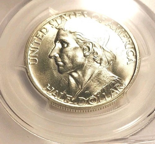 1937 PCGS MS64 CAC Boone Commemorative Half Dollar 50c - Blast White - Picture 3 of 6