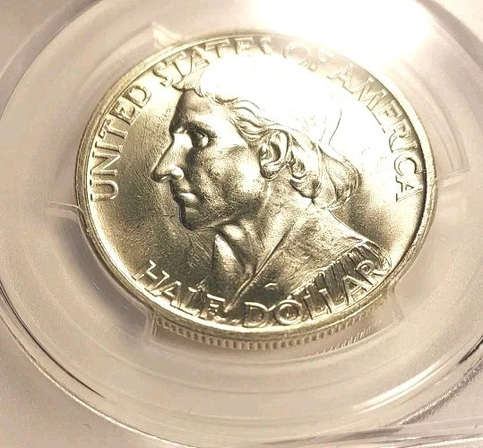 1937 PCGS MS64 CAC Boone Commemorative Half Dollar 50c - Blast White - Image 3 of 4