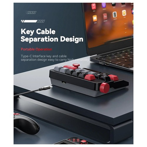 Sxs-K809 Mechanische Tastatur Makrodefinierter Joystick Aluminiumlegierung 8710 - Bild 4 von 10