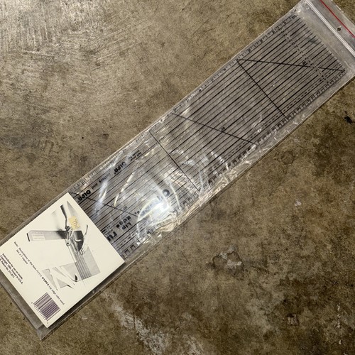 Vintage O’Lipfa Lip Edge RULER Model #11111 24”x 5” For Olfa Cutters & Mats - Bild 2 von 5