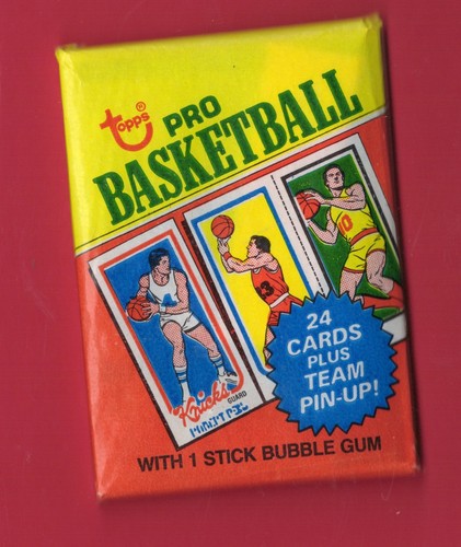 1980-81 Topps Basketball Sealed Wax Pack Magic Johnson Larry Bird RC 24 CardPack