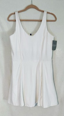 Athleta Play it Forward Dress Built-In Shorts White Size XL  NWT