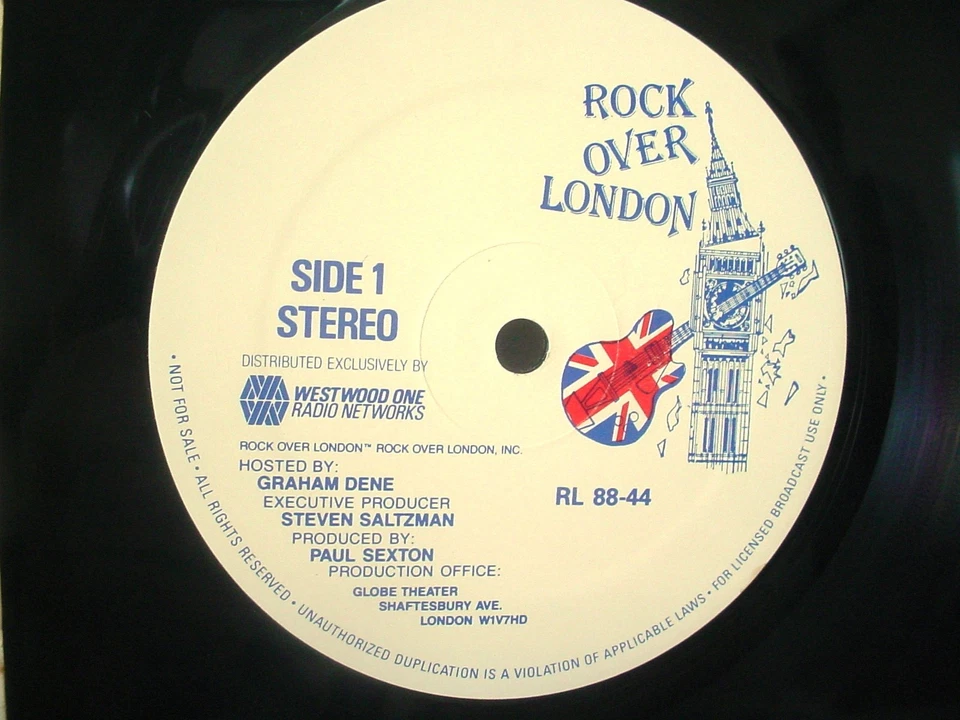ROCK OVER LONDON Radio Show Double LP 1988 Duran Duran Bad Company Enya U2 - Image 2 of 3