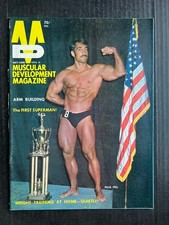 MUSCULAR DEVELOPMENT May-June 1974 Arm Building Weight Training Paul Hill