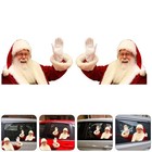 2 Pcs Santa Car Sticker Automobile Stickers Santa Car Decal Automobile Sticker