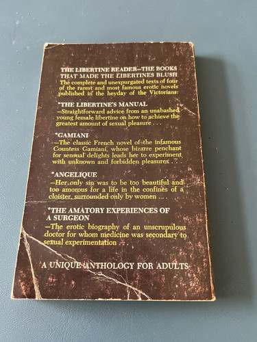 THE LIBERTINE READER Brandon House Vintage Paperback Sleaze Smut Erotica - Imagen 3 de 11