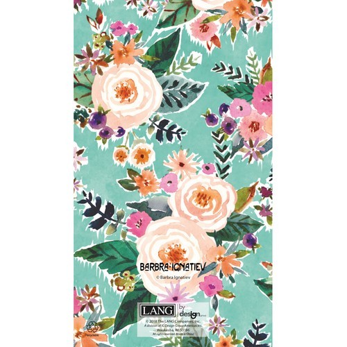 Lang Password Journal Botanic Linen Embossed 28 Pages - Bild 2 von 8