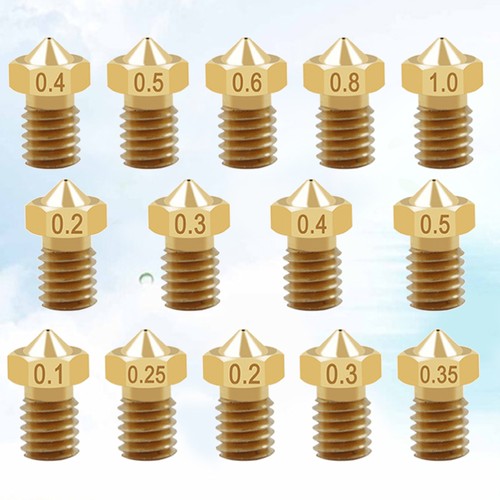 14pcs 3D Printer Nozzles Brass Thread Extruder Nozzle Extruder Head 1.75mm/3mm - 第 7/12 張圖片