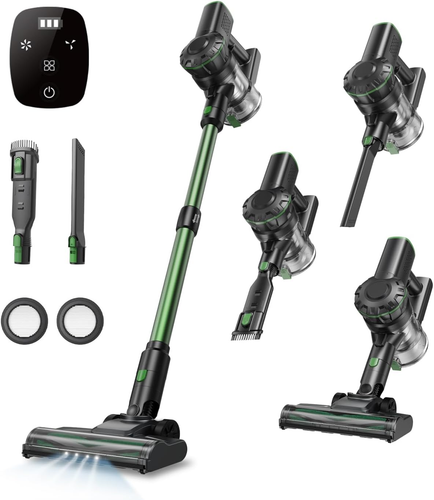 V9Pro Aspirapolvere Senza Fili 50Kpa 60 Min, Scopa Elettrica Senza Fili 6 in 1 C - Foto 11 di 12