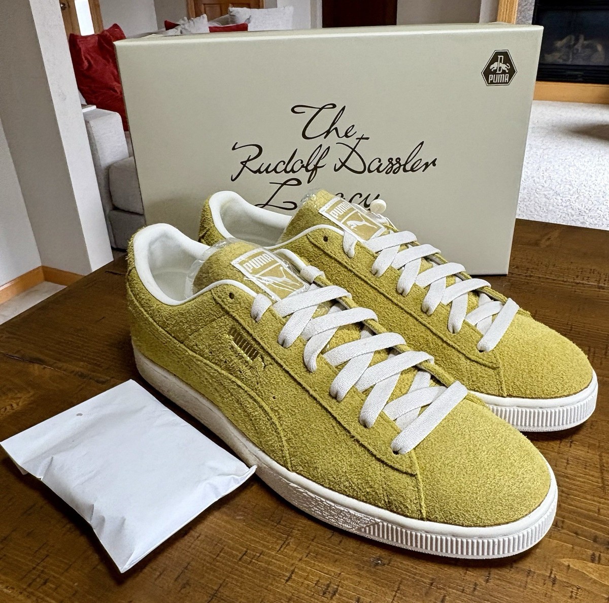 スニーカー ^PUMA^ Suede The Never One IV Ivory Golden Fog 39894501 3989 Puma 398945-01