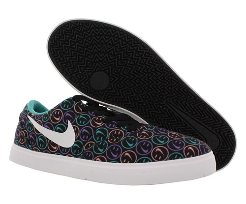 Nike Sb Check Cnvs Nk Day Girls Shoes Size 7, Color: Black/White/Cabana