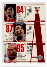 1996-97 Upper Deck #139 Michael Jordan/Pippen/Rodman/Kukoc/Harper