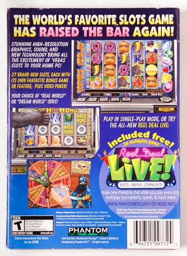 Reel Deal Slots: Blackbeard's Revenge (PC, 2008) Incomplete (No Disc 2)PC CD-Rom - Picture 2 of 5