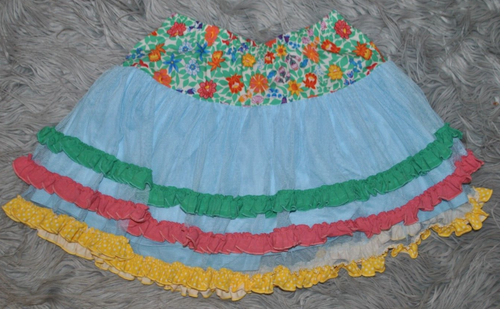 MATILDA JANE Brilliant Daydream Field of Flowers Tulle Twirl Skirt size 10 NWOT - Picture 4 of 4