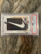 2021 IMMACULATE MICHAEL THOMAS INSIGNIAS MEMORABILIA PSA GRADED NIKE SWOOSH /2