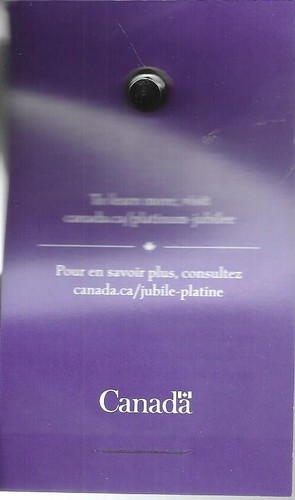 QUEEN ELIZABETH II PLATINUM JUBILEE 1952-2022-70 YEARS-NEW CANADA LAPEL PIN-FREE - Bild 5 von 7