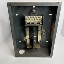Enclosed Panel-Base Assembly I-T-E Circuit Breaker Box Bulldog Push Matic PL-8NI