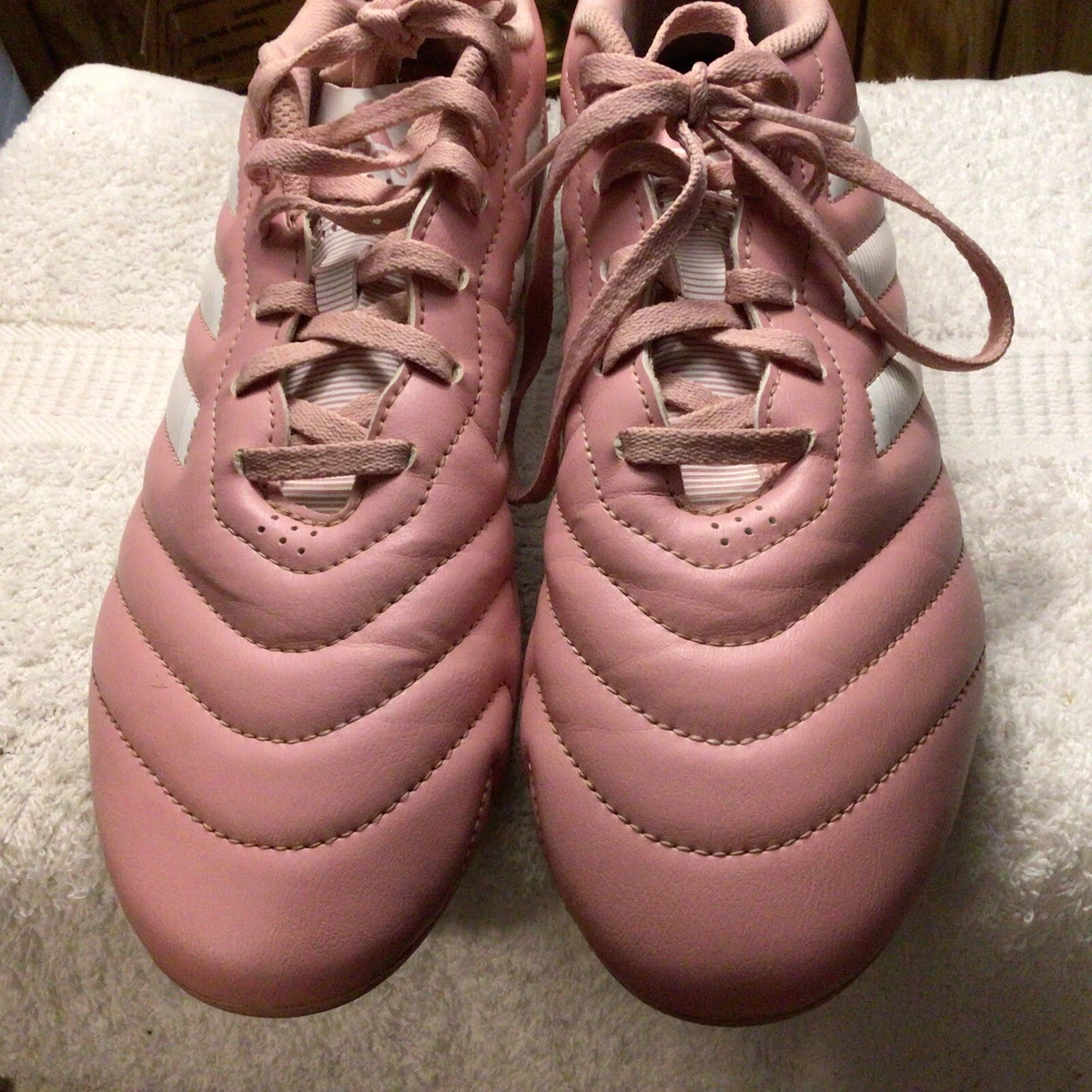 Womens ADIDAS SOCCER CLEATS SGC 753002 Light Pink Size 8.5