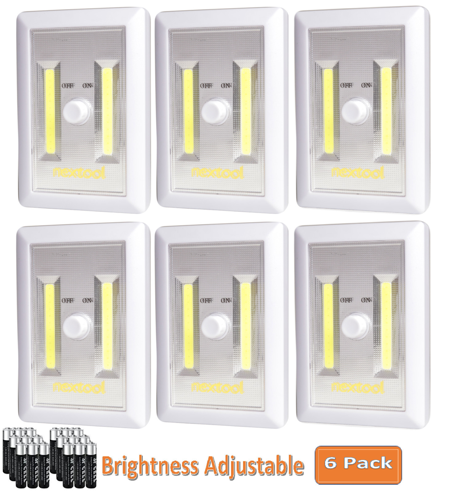 Katholiek labyrint in het geheim Super Bright 200 Lumen COB LED Cordless Switch Light, Brightness Adjustable  | eBay