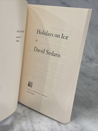 Holidays on Ice by David Sedaris 1st paperback ed - funny essays Hostess Gift - Picture 8 of 9