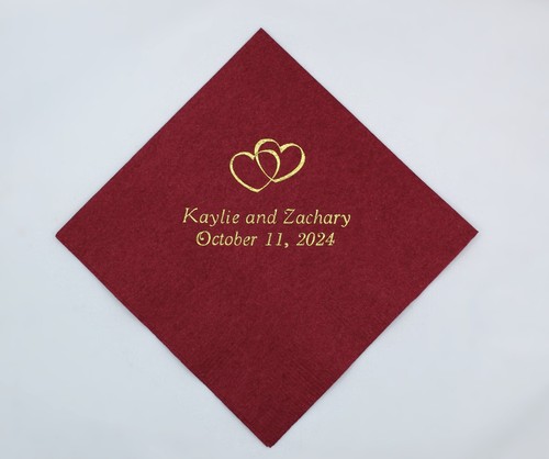 100 personalized cocktail napkins wedding baby shower graduation graduation - Picture 1 of 10