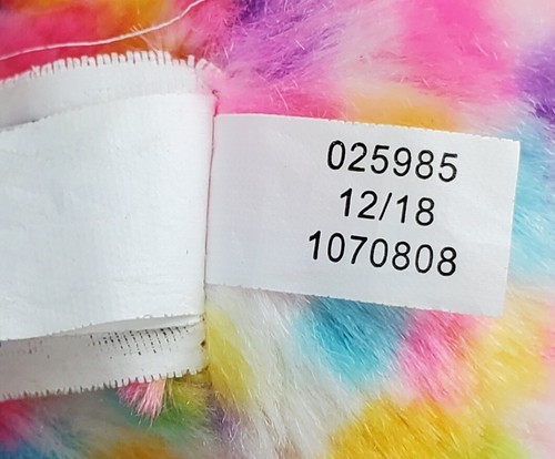 Build-A-Bear BAB Buddy Mini Regenbogen Konfetti Kätzchen Katze Plüschtier Stofftier EUC - Bild 9 von 10