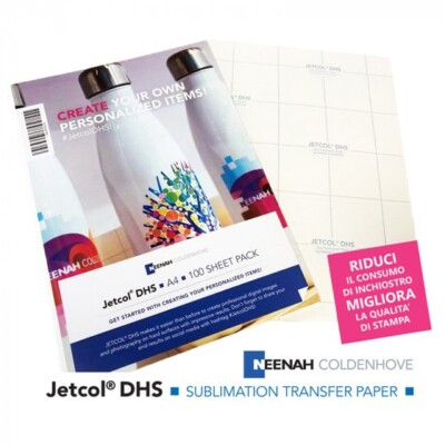 Jectol Rames 100 Feuilles A4 Papier Sublimation Jetcol 120g Articles T-Shirts ...