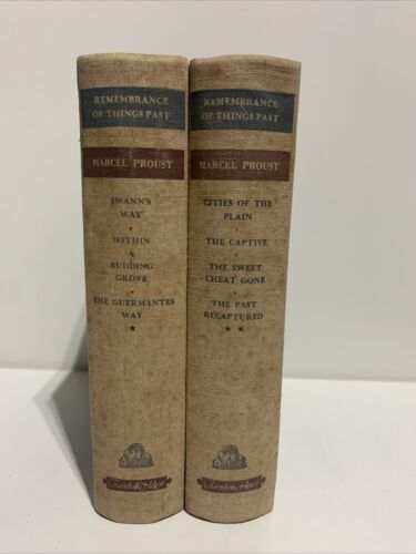 Erinnerung an vergangene Dinge (Auf der Suche nach der verlorenen Zeit) Marcel Proust KOMPLETT 1932 - Bild 2 von 3