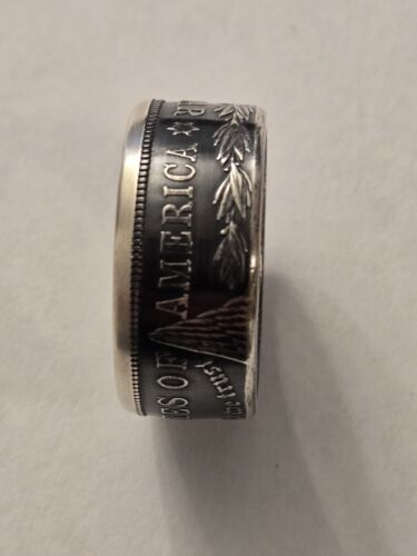 Morgan Dollar .900 Silver Coin Ring You Pick The Size 8-13 Vintage Coin Silver - Picture 8 of 12
