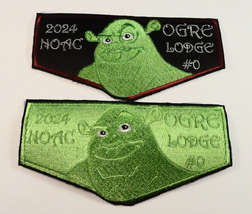 2024 NOAC OGRE Lodge Flap SET: Lodge Flap & GHOST Lodge Flap - Hottest Traders - Picture 1 of 6