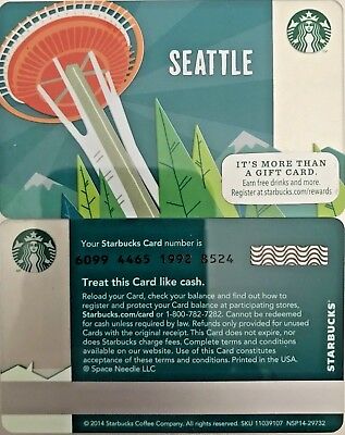 Washington DC 2014 Starbucks Card 6099