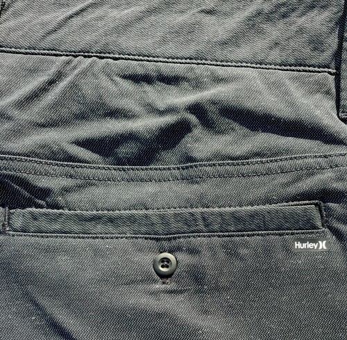 Hurley Nike Dri-Fit Shorts Chino Pockets Flat Front Men's Size 40 Black NEW - Picture 7 of 8