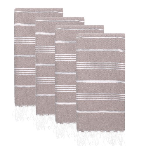 Turkish Beach Towel Set of 4 (38" x 71") | 100% Cotton Extra Large Turkish Towel - Picture 24 of 247