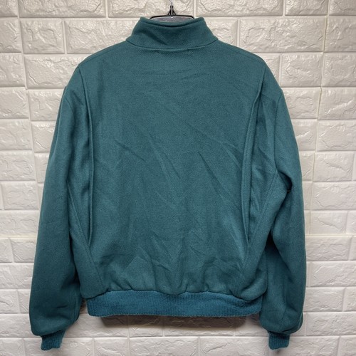 Vintage LL Bean 100% Pure Wool Flannel Lined Bomber Jacket Made in USA Men M EUC - Picture 12 of 12