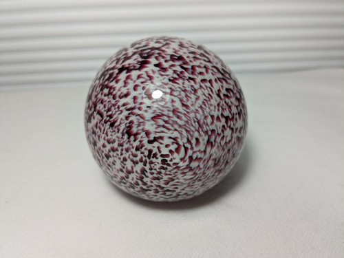 Vintage Wedgwood Studio Purple Speckles Art Glass Hedgehog Paperweight - Picture 3 of 7