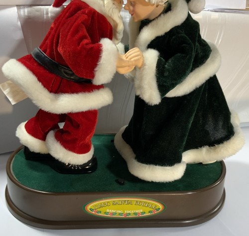 Vintage Disco Weihnachtsmann Paar tanzt zusammen 12" groß funktioniert nicht - Bild 3 von 8