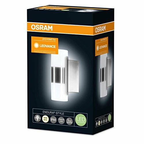 Lampada da esterno LED OSRAM mini cilindro updown faretto argento 10 W EEK:G (Spek.A-G) - Foto 5 di 6