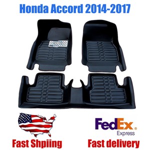 Suitable For Honda Accord 2014 2017 Floor Mats Liner Waterproof