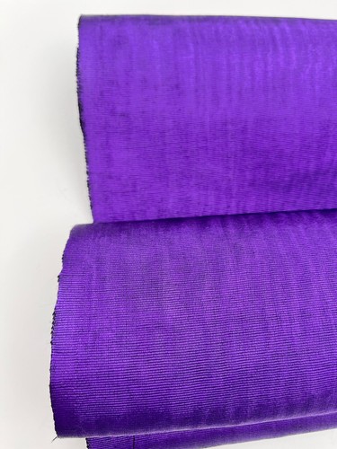 Tela moire de seda violeta púrpura, tela moiré por 2 metros - Imagen 8 de 20