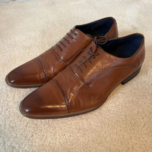 David Stone Oxford elegante Schuhe Herren Größe 13 braun - Bild 2 von 7