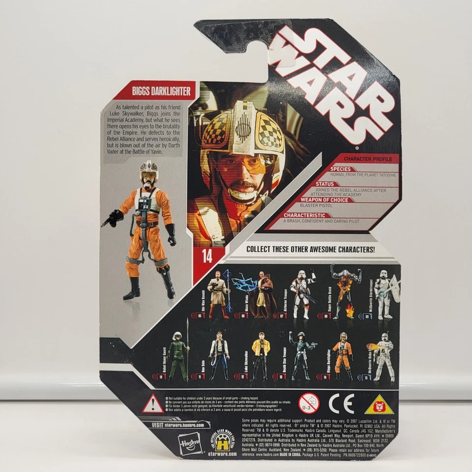 Фигурка Star Wars 30th Anniversary: Rebel Pilot BIGGS DARKLIGHTER NO14 — золотая монета - Изображение 2 из 4