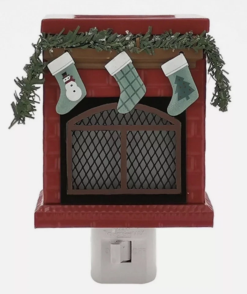 Medias de chimenea calentador de luz nocturna enchufe de toma eléctrica de fusión cubo de cera Sonoma Foto 2 de 4