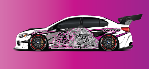 livrea radiocomandata Drift scala 1/10 e 1/24 - Monkey King - Foto 7 di 8