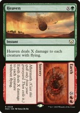 Heaven // Earth - MOC - Rare - MTG Magic Pack fresh