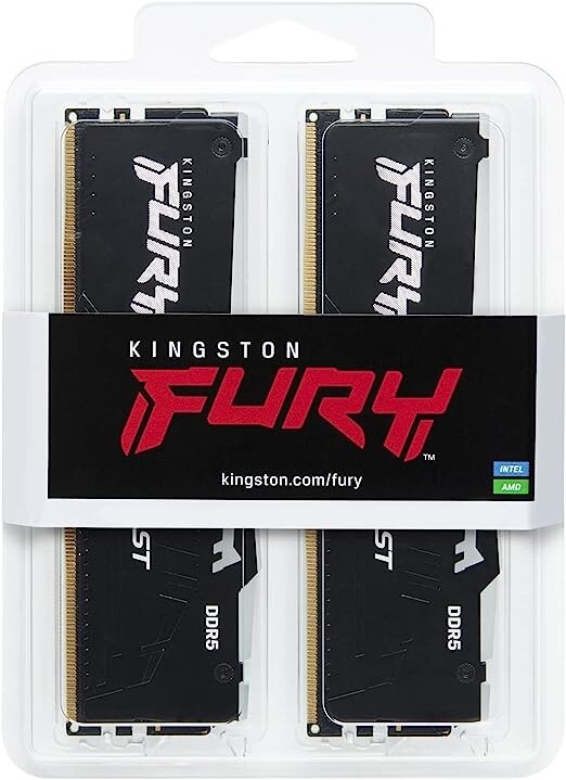DDR5 32GB (2x16GB) 6000MT/s メモリー Kingston Fury Beast 32GB (2x16GB) 6000MT/s DDR5 CL30 Desktop