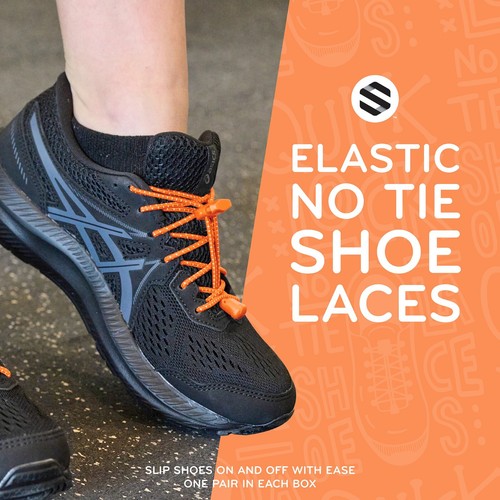 Lacci per scarpe elastici colorati chiusura rapida senza lacci per bambini e adulti - Foto 32 di 57