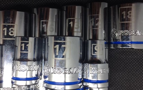 🔥KOBALT 3/8&1/4" inch Drive Shallow Socket SAE SET:Metric 12&6 Point:Most sizes - Picture 4 of 12