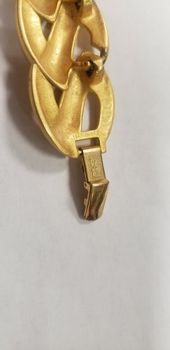 Collar en tono dorado Napier joyería de disfraz - Imagen 6 de 7