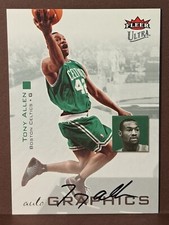 2007-08 Fleer Ultra Autographics Tony Allen on card Auto